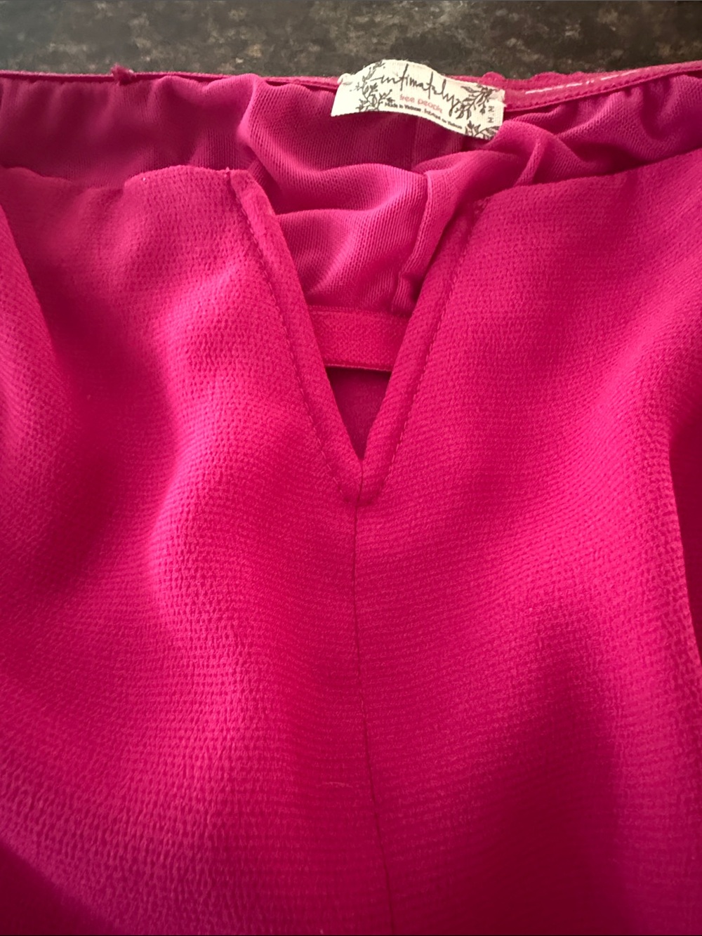 Free People Fuchsia Circle Skirt - Picture 3 of 4